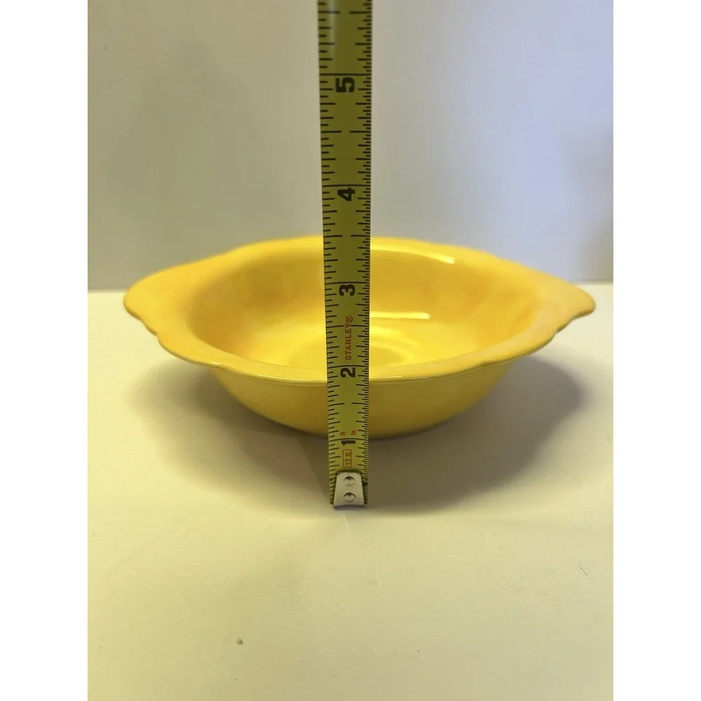 Vintage Pitcher Wash Basin Matching Bowl Set Yellow And Hand Panted Candlesticks